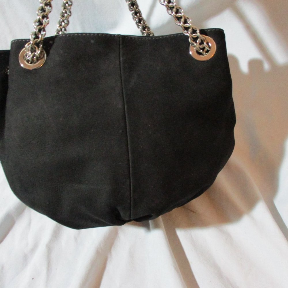 NEW ELSA ATHENIENSE Suede Fringe indie hobo satchel shoulder bag clutch purse - Picture 6 of 9